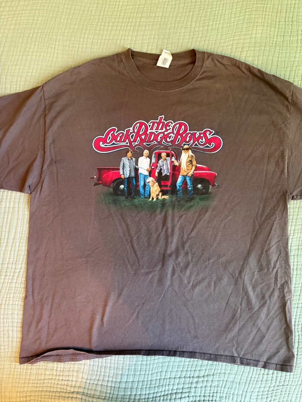 Gildan The Oak Ridge Boys 2XL Brown T-shirt